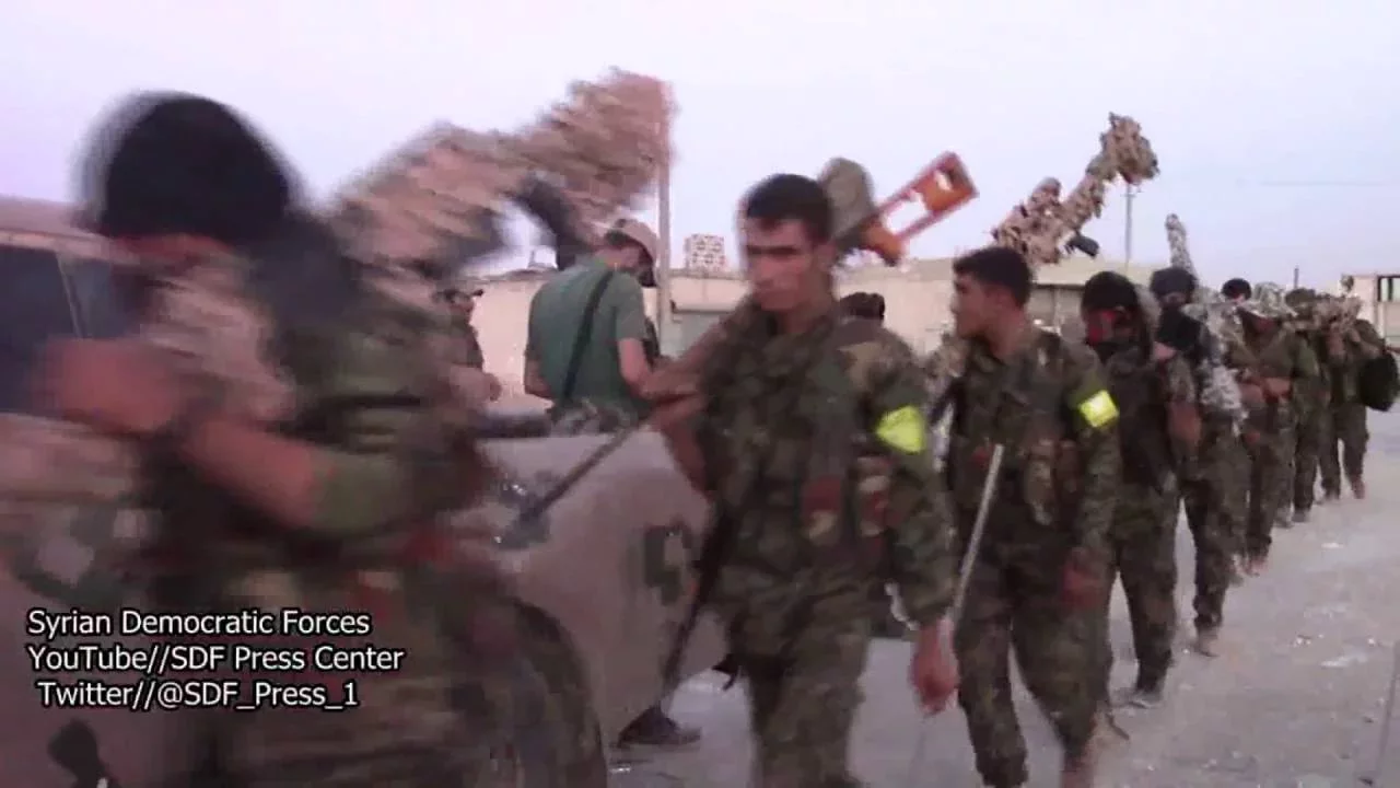 SDF snipers battalion arrived in Manbij 2016.07.8