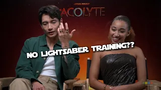 Manny Jacinto lying about his Acolyte character for 2 minutes straight