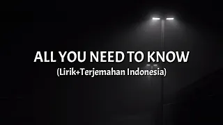 Download All You Need To Know - Gryffin \u0026 Slander ft. Calle Lehnmann (Lirik+Terjemahan Indonesia) MP3