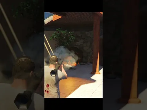 GTA V MICHAEL TRY TO KILL CHOP  IN Indian bikes driving 3D | #Shorts | Nuclear Vishu