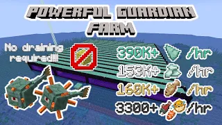 INSANE Guardian Farm No Drain 700K dph Minecraft Java 1 18