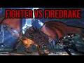 Fighter vs Firedrake SOLO Hardmode Dark Arisen DDDA