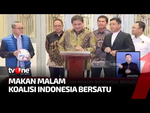 Makan Malam Koalisi Indonesia Bersatu Bahas Pemilu 2024