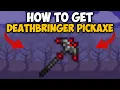 How To Get Deathbringer pickaxe in Terraria 1 4 4 9 Deathbringer pickaxe Terraria