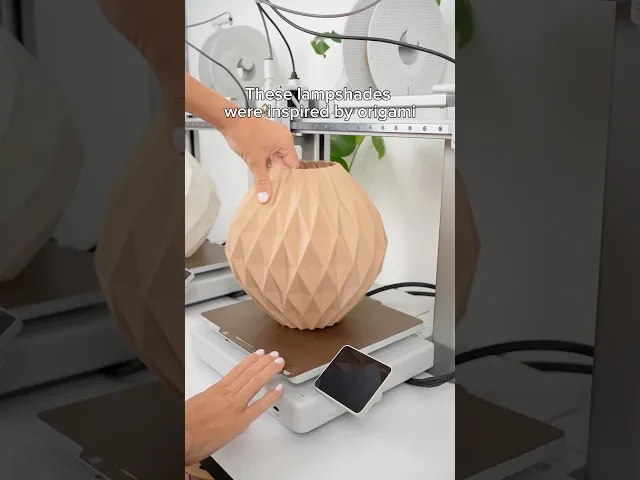 ORIGAMI – Geometric Minimalist E27 Pendant Lampshades video thumbnail