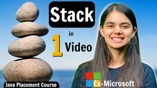 Stack Data Structure in One Java Placement Course