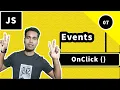 Onclick Event in JavaScript with JavaScript DOM Tutorial
