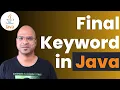 10 Java Tutorial Final Keyword