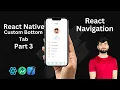 Custom Bottom Tab Navigator in React Native Bottom Tab Navigation Tutorial 2025 Navigation v6 UI