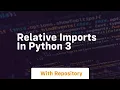 relative imports in python 3