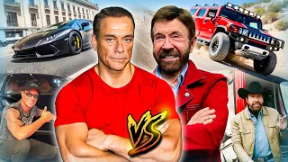Jean Claude Van Damme vs Chuck Norris - Who is Richer