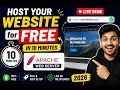 Host Your Website for FREE in 10 Minutes Using Apache Web Server Live Demo 2026