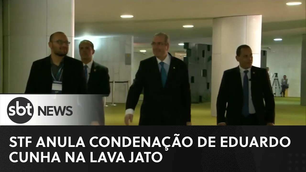 STF anula condenação de Eduardo Cunha na Lava Jato | #SBTNewsnaTV (30/05/23)