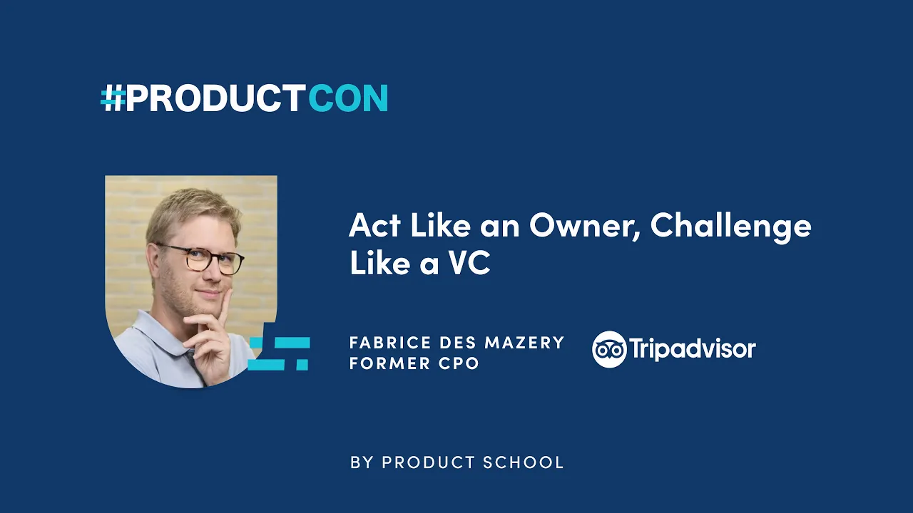 Video: Act Like an Owner, Challenge Like a VC - YouTube thumbnail
