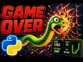 Game Over Add Walls Scoreboard Python Snake Game AuraLith Frontier