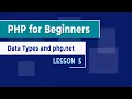 PHP for Beginners - Lesson 5