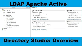 2 LDAP Apache Directory Studio Overview