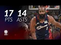 James Harden 17 pts 14 asts vs Heat season