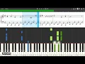 Yoasobi - ハルジオン (Harujion) - Piano tutorial and cover (Sheets + MIDI)