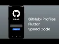 Flutter GitHub-Profile Speed Code