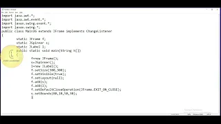Java Swing class JSpinner add ChangeListener CodeLearning