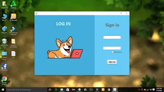 How to create a simple animated login form in java netbean