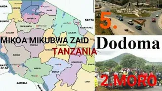 mikoa inayoongoza kwa ukubwa wa eneo tanzania hii apa miji 15 mikubwa kuliko yote tanzania takwimu