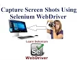 Selenium Tutorial for Beginners How to take screenshot with Selenium WebDriver