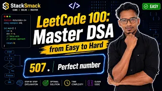 LeetCode 507 Solved Perfect Number Easy Java Solution