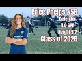Price Phelps Class of 2028 WSA U17 ECNL Highlights