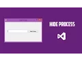 HIDE PROCESS VB NET