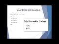 Chapter 2 HTML Basics in Web Programming