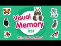 Visual Memory Test for Kids Can you solve all the questions Jungle Animals