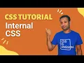 css full course bangla tutorial 3 How to use Internal CSS