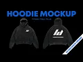 Create Realistic Hoodie Mockup Free PSD file Giveaway Streetwear Photoshop Tutorial