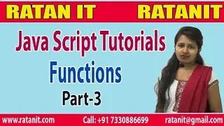 JavaScript Tutorial Functions Part-3 By Binesha