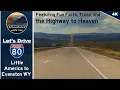 Let s Drive I-80 West from Little America over the Highway to Heaven to Evanston Wyoming 4K Dash Cam