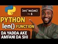 Python len Function Explained in Hausa Python For Beginners TechWithMalami