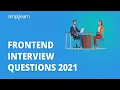 Frontend Interview Questions 2026 Front End Developer Interview Questions And Answers Simplilearn