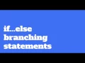 Python 14 if else branching structures