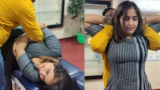 kajal raghwani bhojpuri actress full body chiropractic adjustment asmr