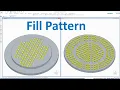 Solid Edge Tutorials How to use Fill Pattern Command