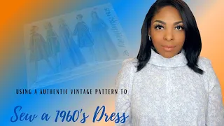 Sewing A 1960 s House Coat With Pockets Using An Authentic Vintage Sewing Pattern