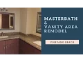 Pompano Beach Palm Aire Master Bath and Vanity area Bathroom Remodel