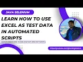 Learn how to create excel based test data driven automation scripts Java Selenium Apache POI