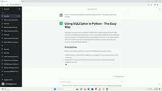 Using SQLCipher in Python the easy way