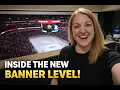 Inside the NEW Banner Level at a Chicago Blackhawks Game Banner Loft Tour Booking