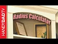 Radius Calculator aka How to Cut a Curve in Wood