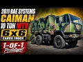 For Sale 2011 BAE Systems Caiman MTV 6x6 10 Ton Cargo Truck W Air Conditioning