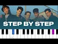 New Kids On The Block - Step By Step (piano tutorial)